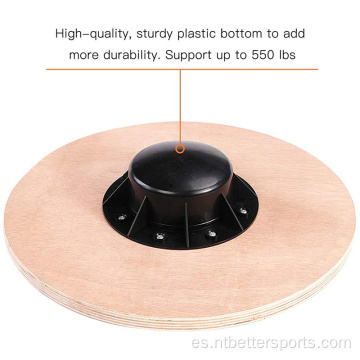 OEM Round Round Curvy Yoga Wobble Wood Balance Balance
